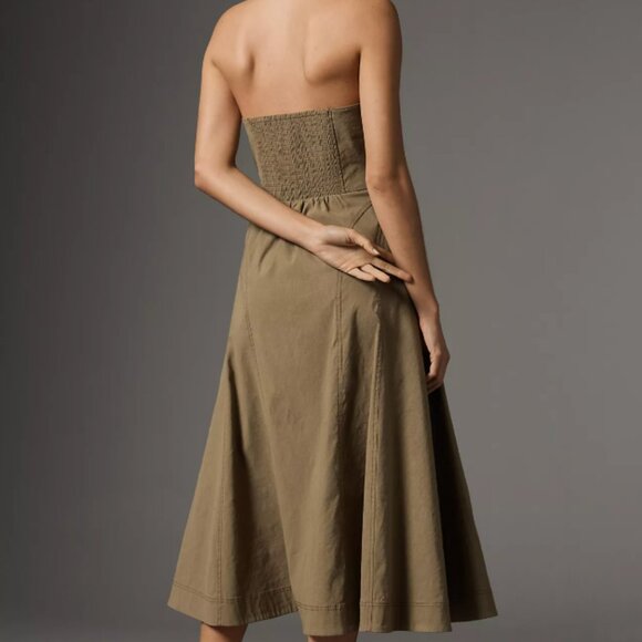 🌿Anthropologie Zip-Front Corset Dress – Size 2X 🌿 - Picture 3 of 15